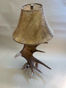 moose antler lamp